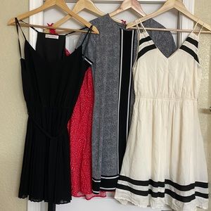 4 Dress Bundle!!! Banana Republic(s)/Michael Kors (xs)/ April and June x2 (s)